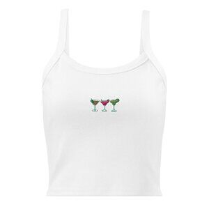 Cocktails Tank Top – Summer Party Graphic Tank - Women Tank Tops